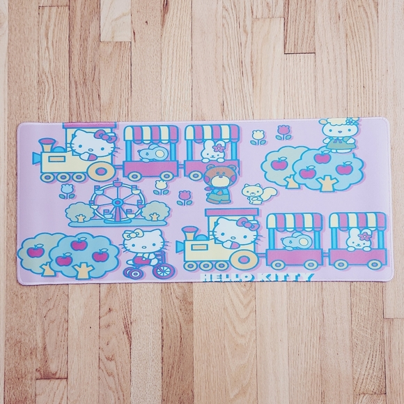 Hello Kitty Train Mouse Pad - Picture 1 of 8